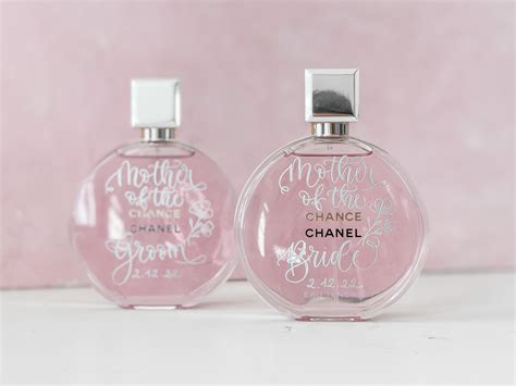 engraving name on perfume bottle.